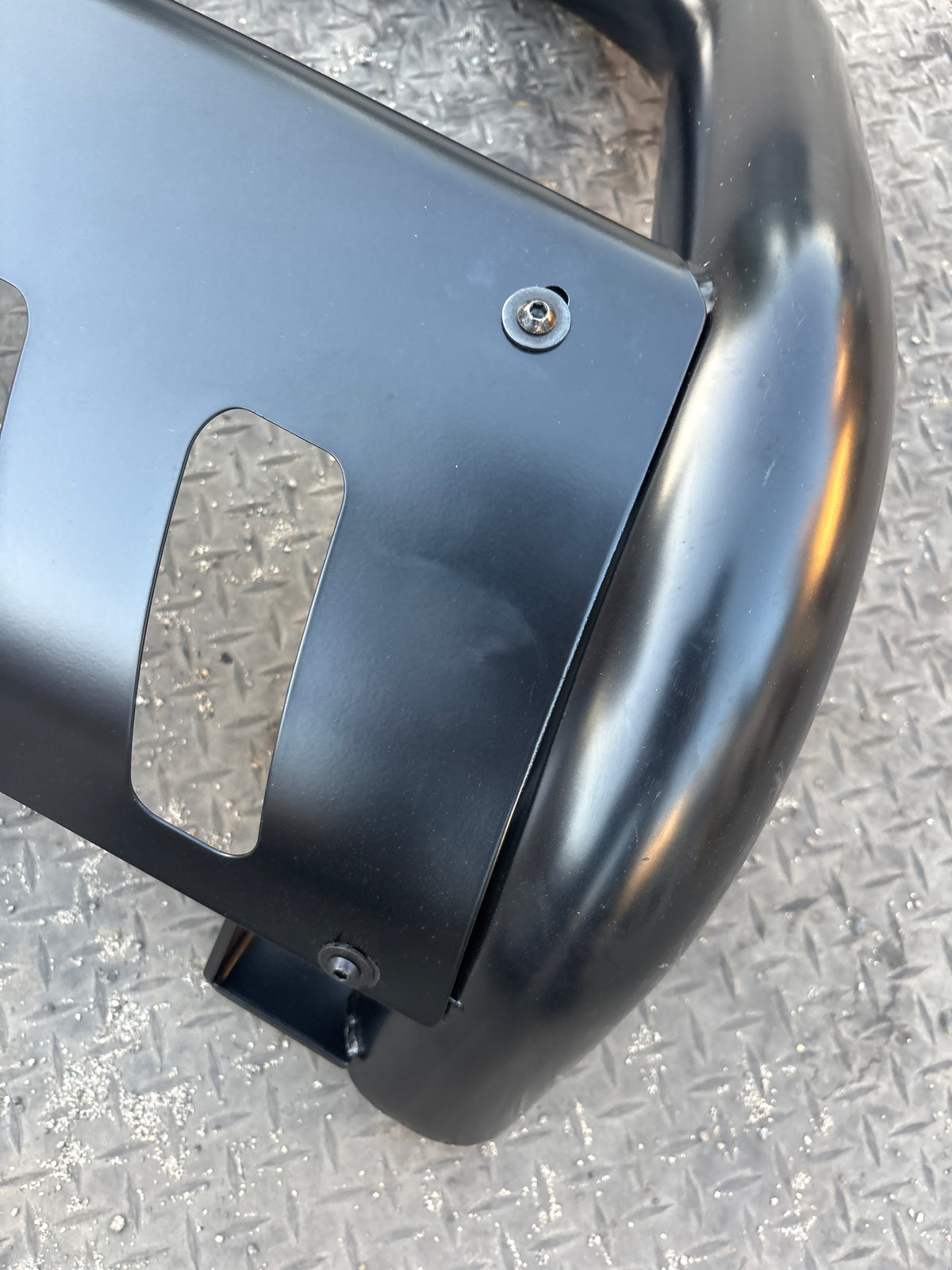 2008–2013 Toyota Highlander 3" Bull Bar with Skid Plate - Polished Stainless