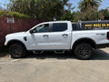 19-26 FORD RANGER CREW CAB OFF ROAD POWDER COATED RUNNING BOARDS SIDESTEPS STEPPERS ESCALON