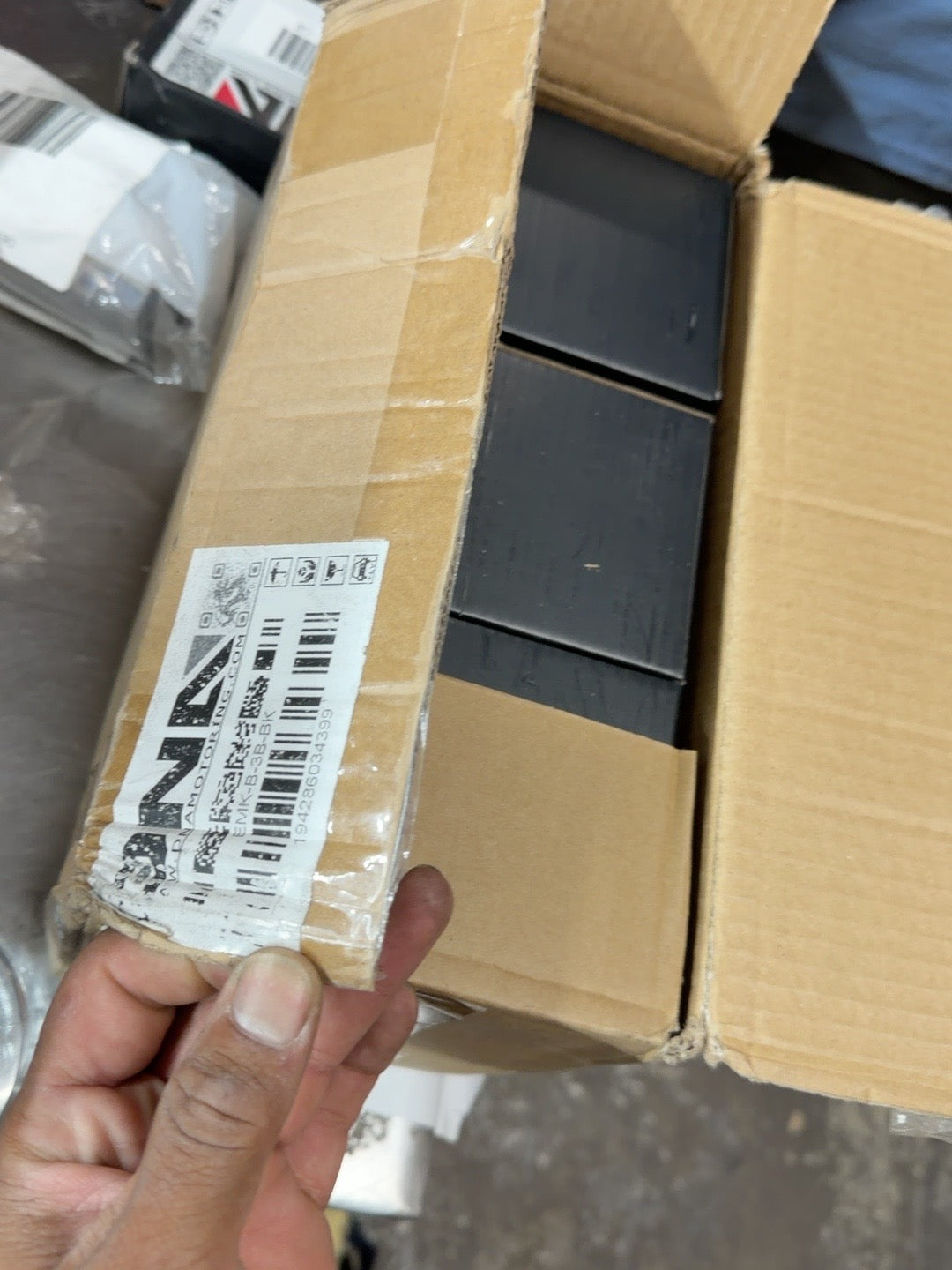 DNA Motoring EMK-B-3B-BK actual boxed engine mount kit with SKU label