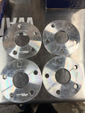 Four 5 mm wheel spacers - 5x114.3, 56.1 mm bore - front markings