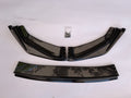 14–17 HONDA FIT FRONT BUMPER LIP WITH VERTICAL STABLIZERS RESIN CARBON FIBER