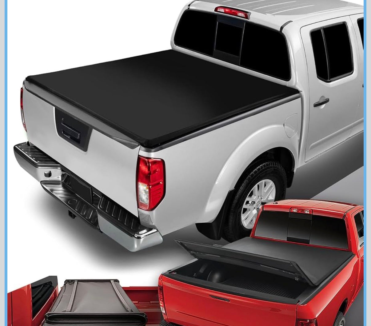 05-23 NISSAN FRONTIER 6FT SOFT BED TONNEAU COVER TRIFOLD