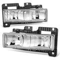 DNA Motoring HL-OH-C10-CH chrome headlight pair