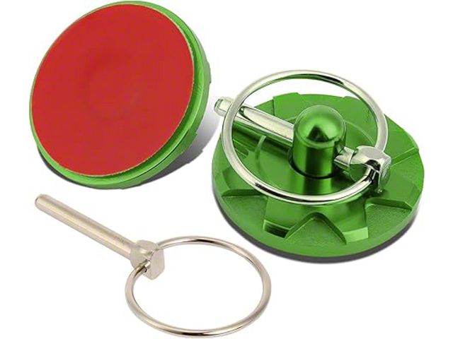 Green 28mm x 60mm cosmetic hood pin kit, HP-ZTL-9041-GN