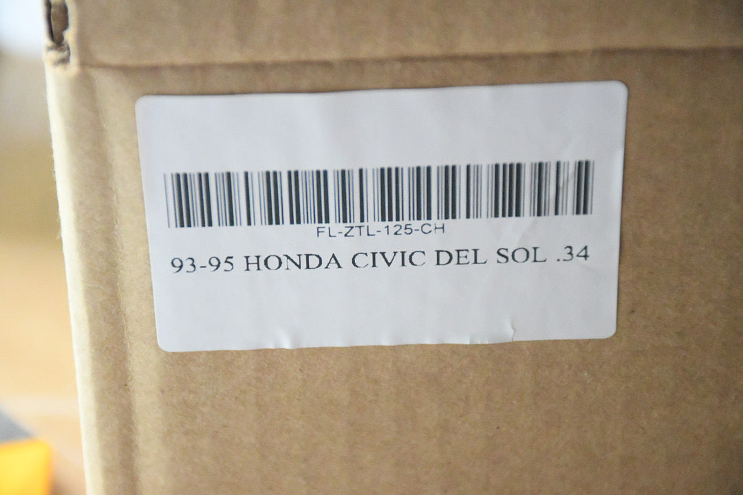 Front Bumper Amber Fog Lights Enhance visibility parachoques delantero luz antiniebla ámbar 93-95 Honda Civic Del Sol, FL-ZTL-125-CH
