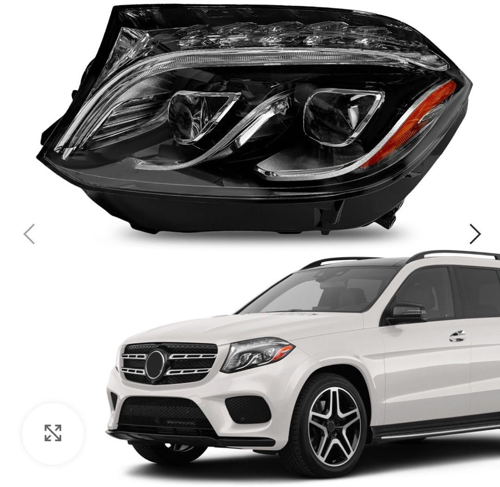 17-19 MERCEDES GLS166 HEADLIGHT ASSEMBLY LEFT SIDE DRIVER