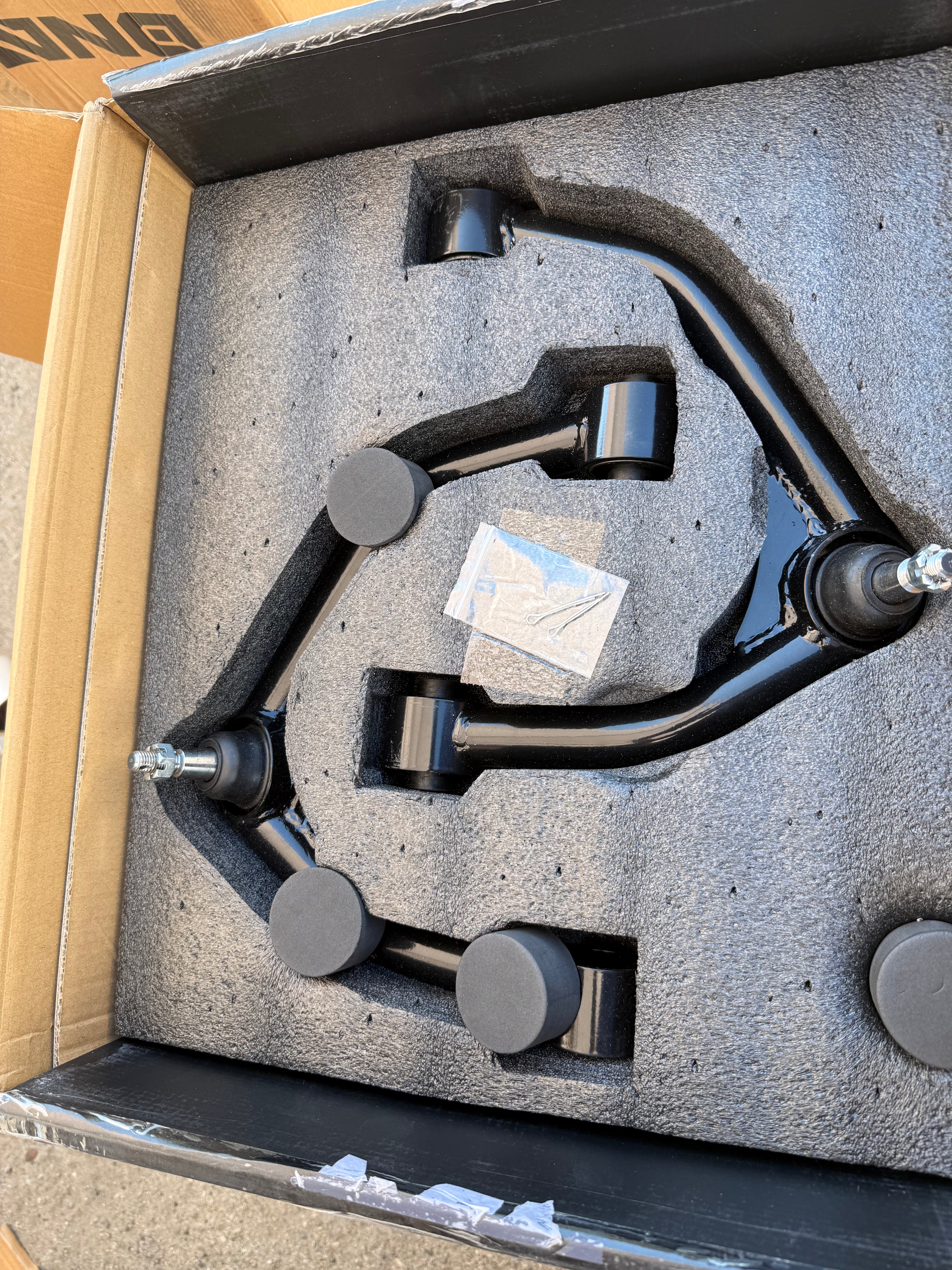 J2-FUCA-CCA15-BB 2015 TO 2022 COLORADO CANYON BLACK FRONT UPPER CONTROL ARMS WITH BALL JOINT