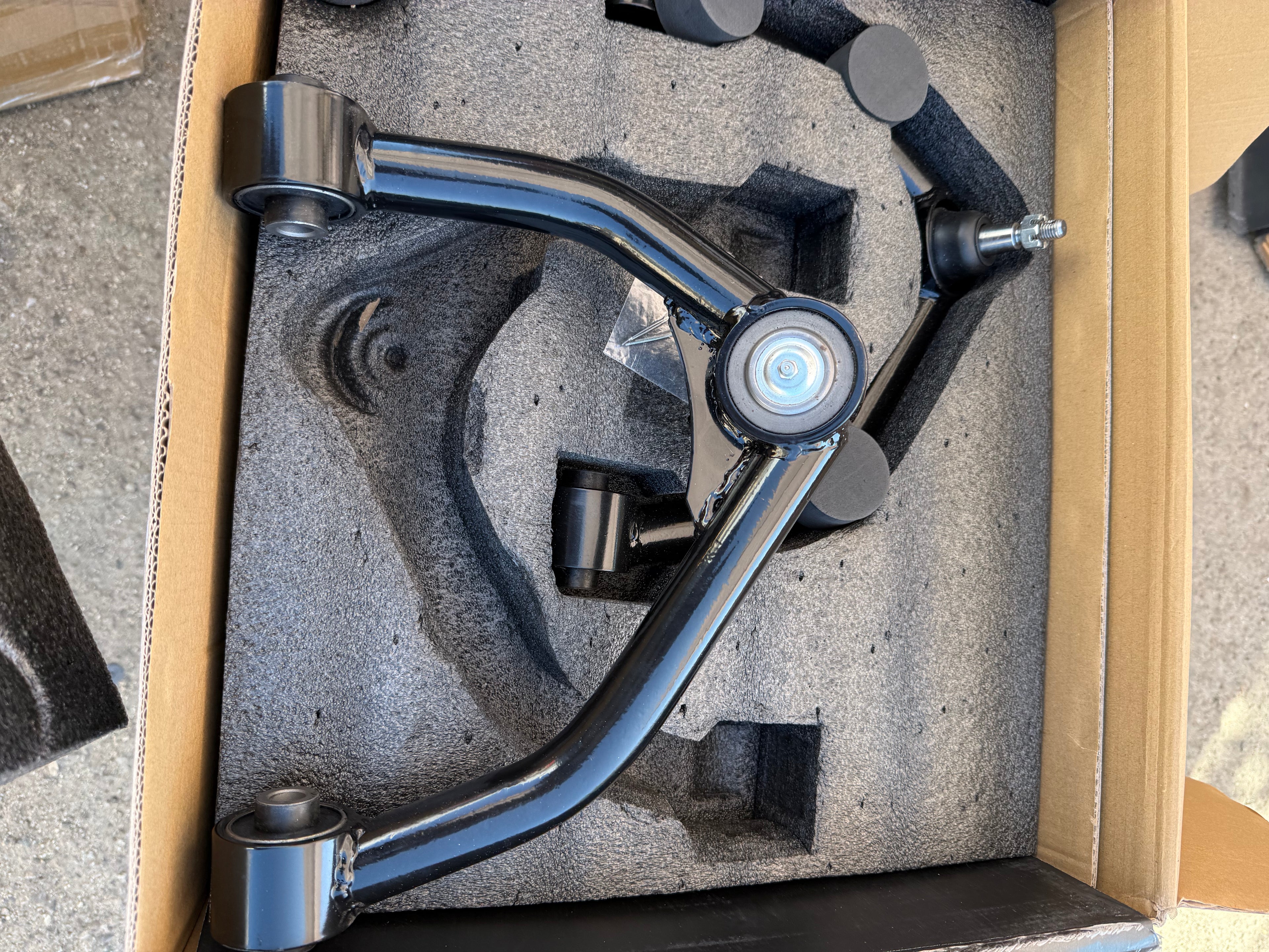 J2-FUCA-CCA15-BB 2015 TO 2022 COLORADO CANYON BLACK FRONT UPPER CONTROL ARMS WITH BALL JOINT