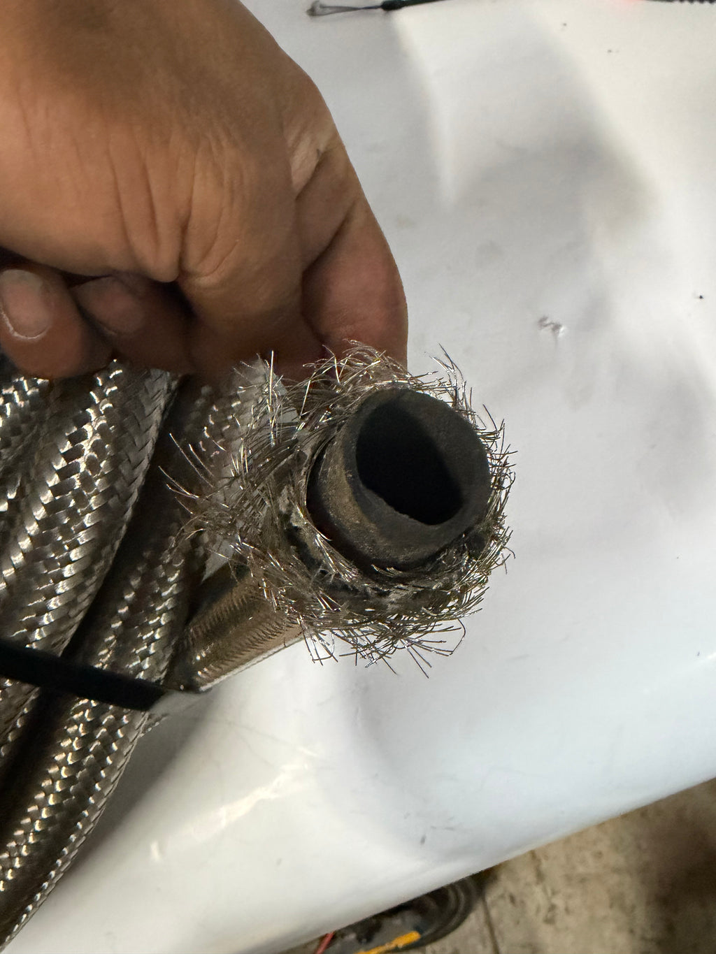 90ft 12AN Stainless Steel braided proflex hose roll
