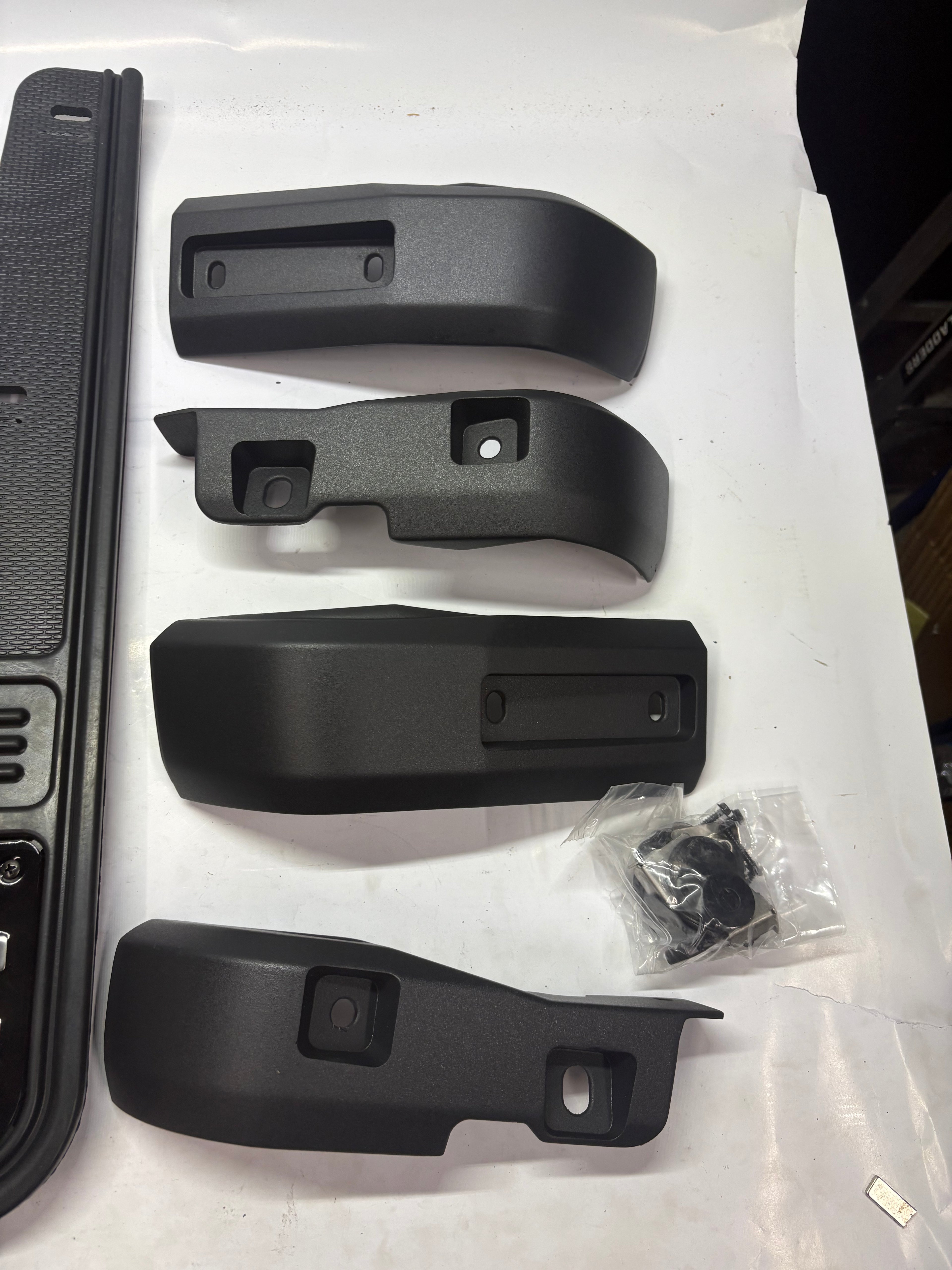 19432688 | 2020-2026 GMC SIERRA Front and Rear Rubber No-Drill Gatorback Mud Flap Kit with Silver Outlined GMC Logo by Truck Hardware - Associated Accessories