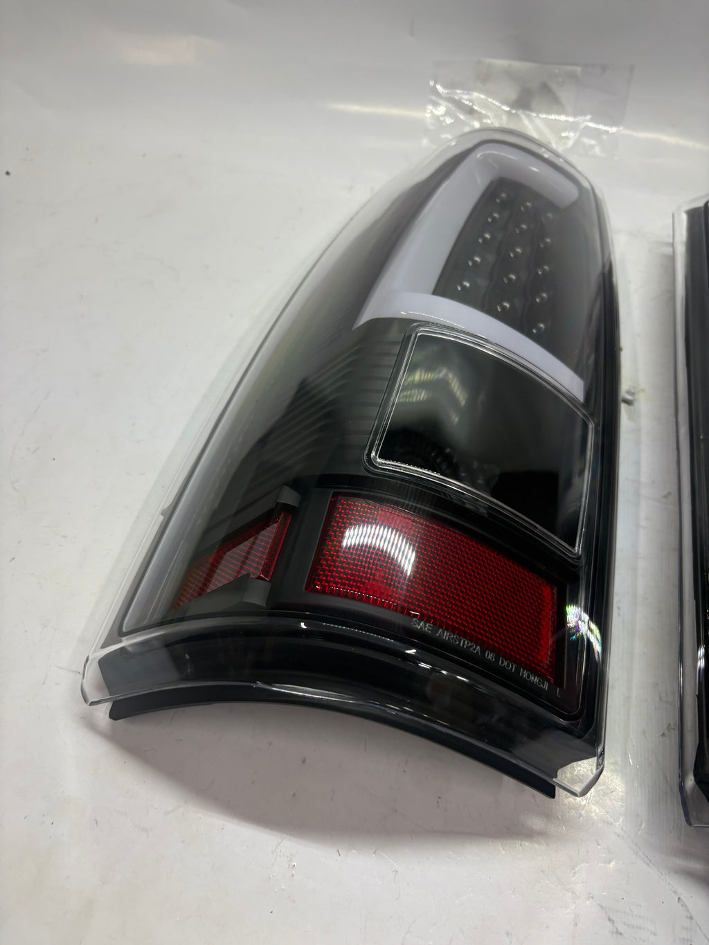 Black LED Tail Lights For 03-06 Chevy Silverado GMC Sierra 1500 2500HD 3500
