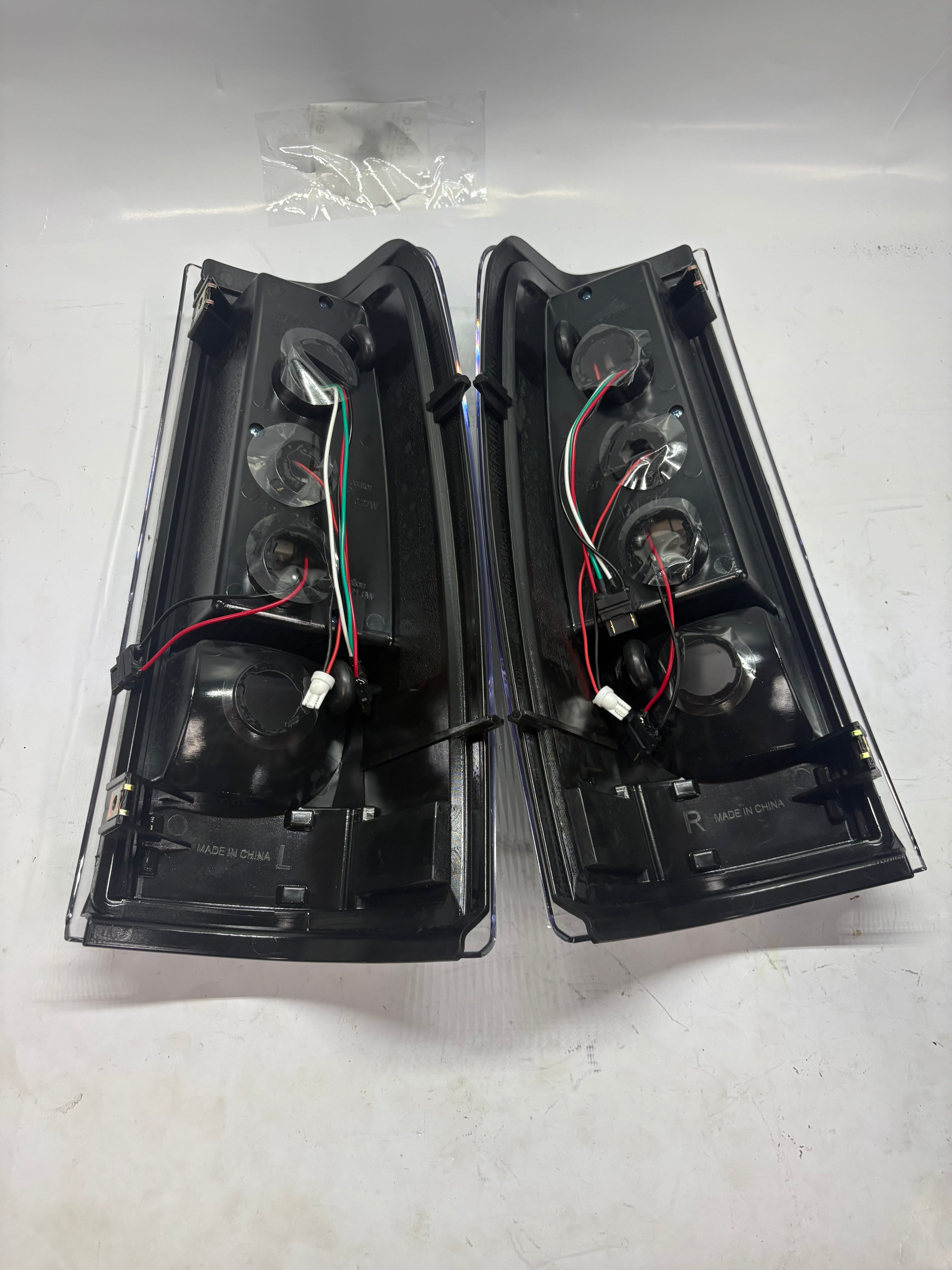 Black LED Tail Lights For 03-06 Chevy Silverado GMC Sierra 1500 2500HD 3500