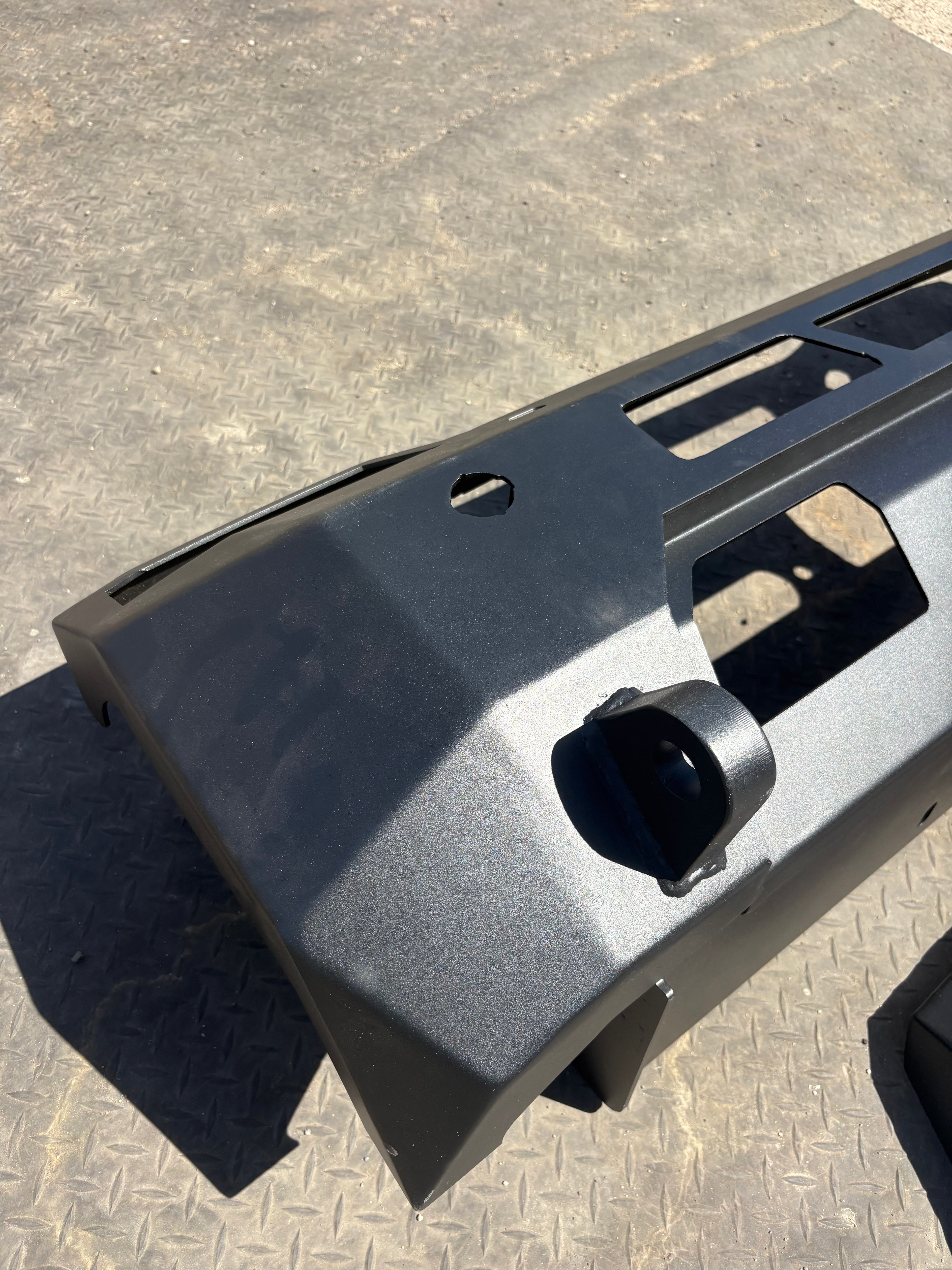 FWB-002-BK 22-24 Toyota Tundra Front Heavy Duty Offroad Bumper Black
