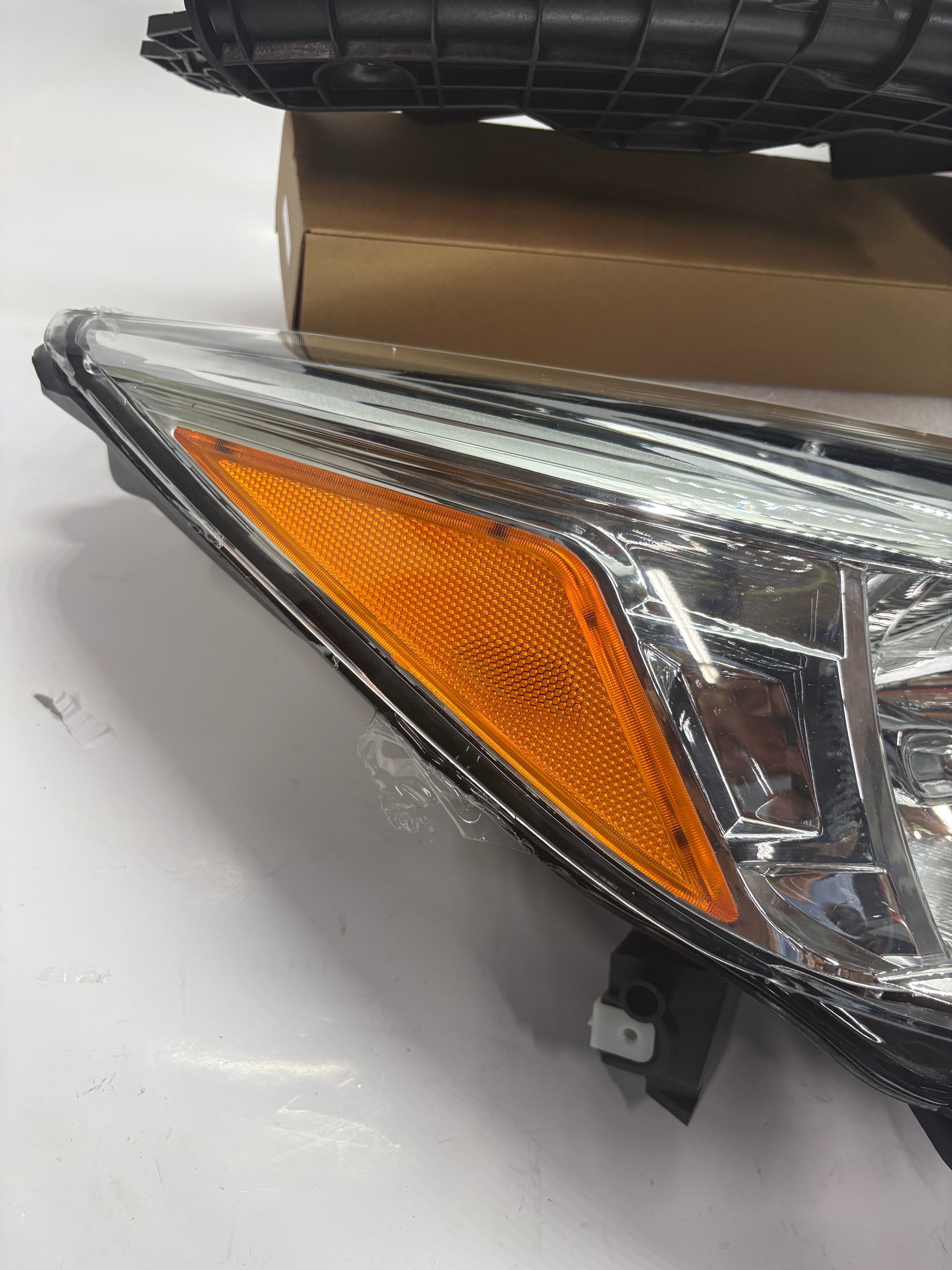 13-16 Ford Escape Chrome Amber OE Style Headlights