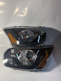 Refurished 15-23 Ford Transit 150 250 350 Black Amber Factory Style Headlights