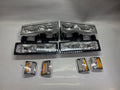 1995-2000 GMC Yukon, Chevrolet/GMC C/K series trucks/Suburbans Chrome Amber Headlights