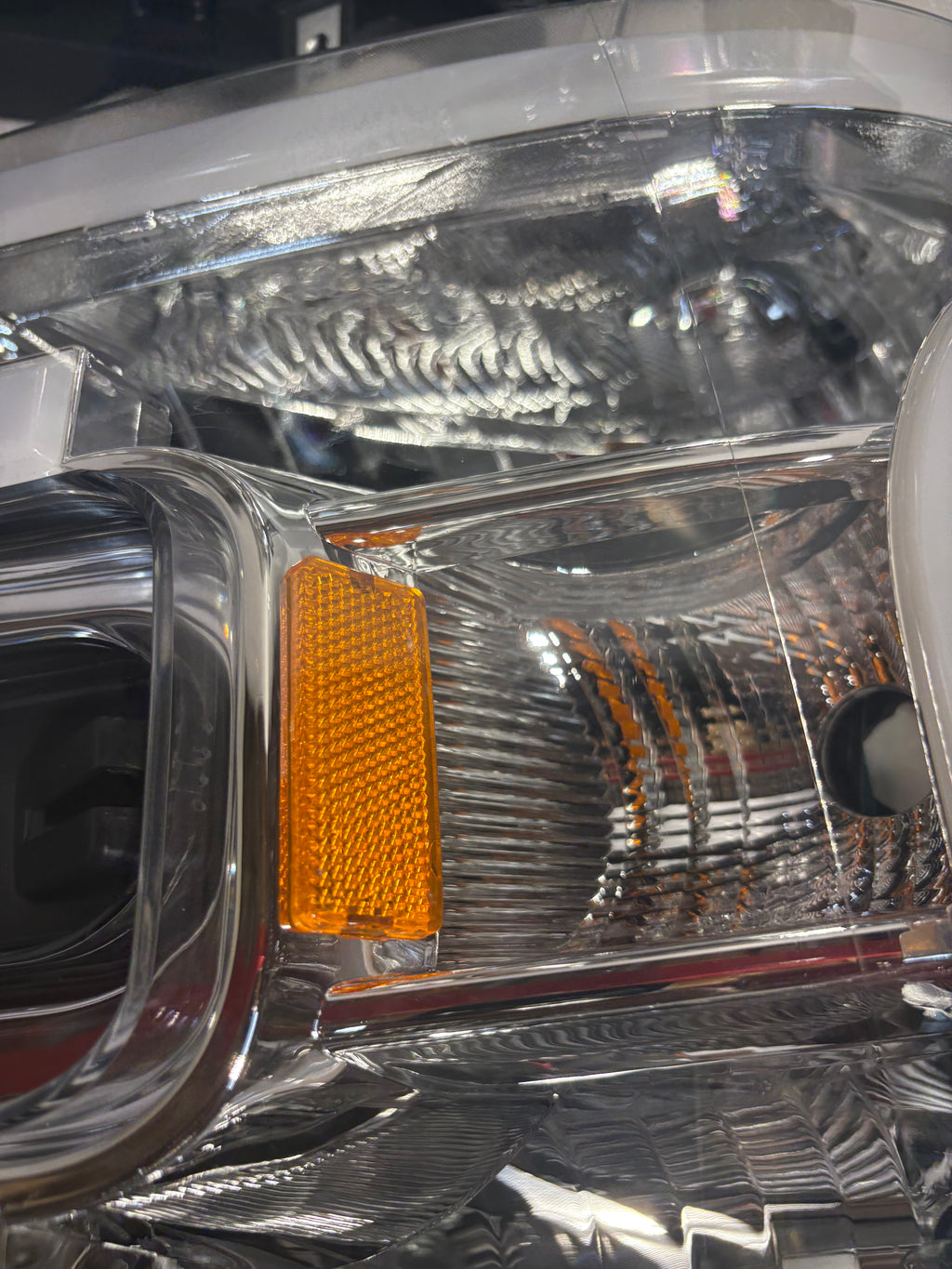 15-17 Ford F-150 Chrome Amber LED Headlights Plug N Play