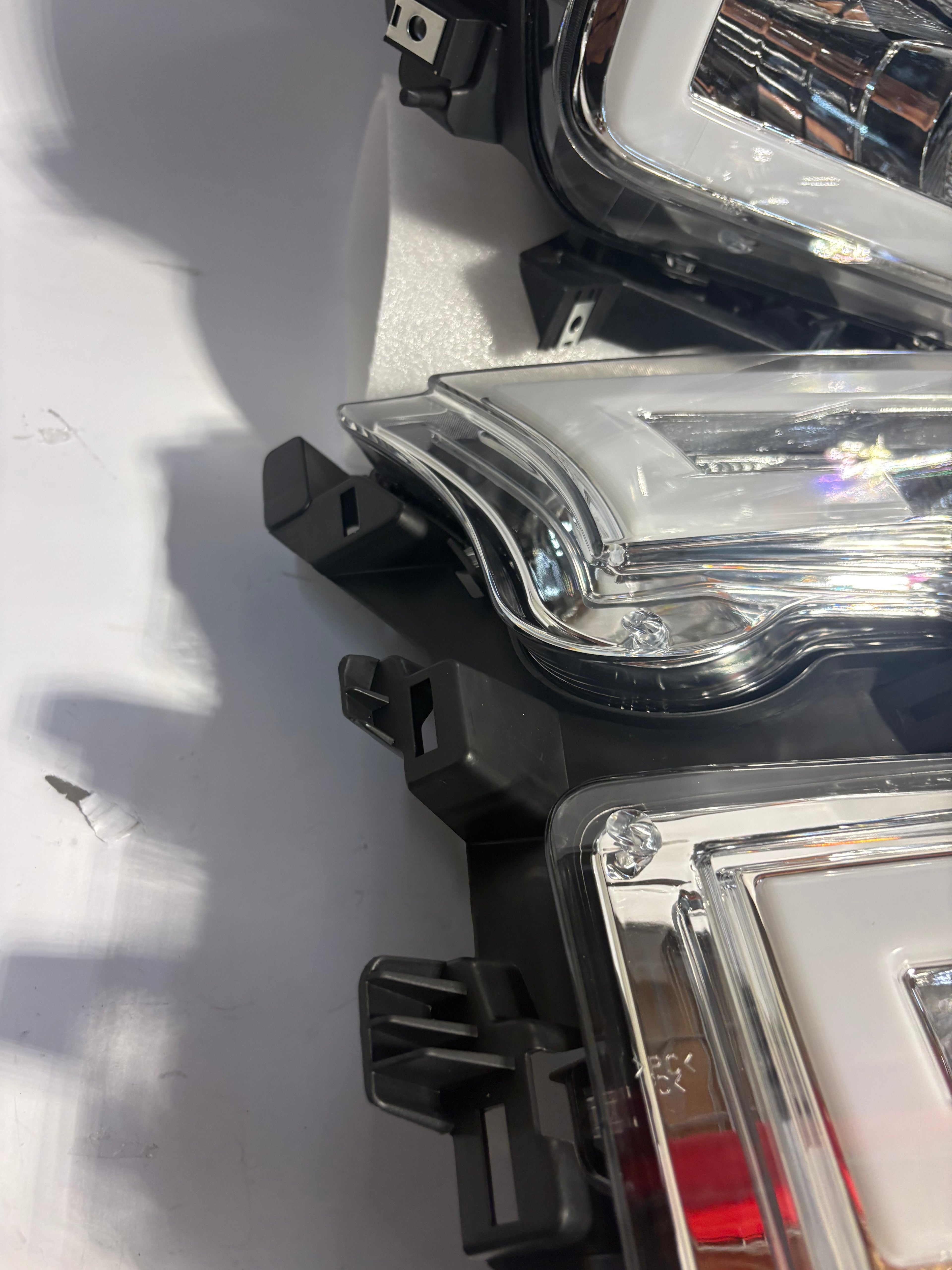 15-17 Ford F-150 Chrome Amber LED Headlights Plug N Play