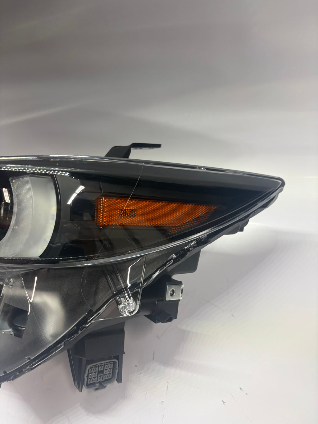 22-24 Mazda CX-5 CX5 Left Side Driver Black Amber DRL LED Headlight
