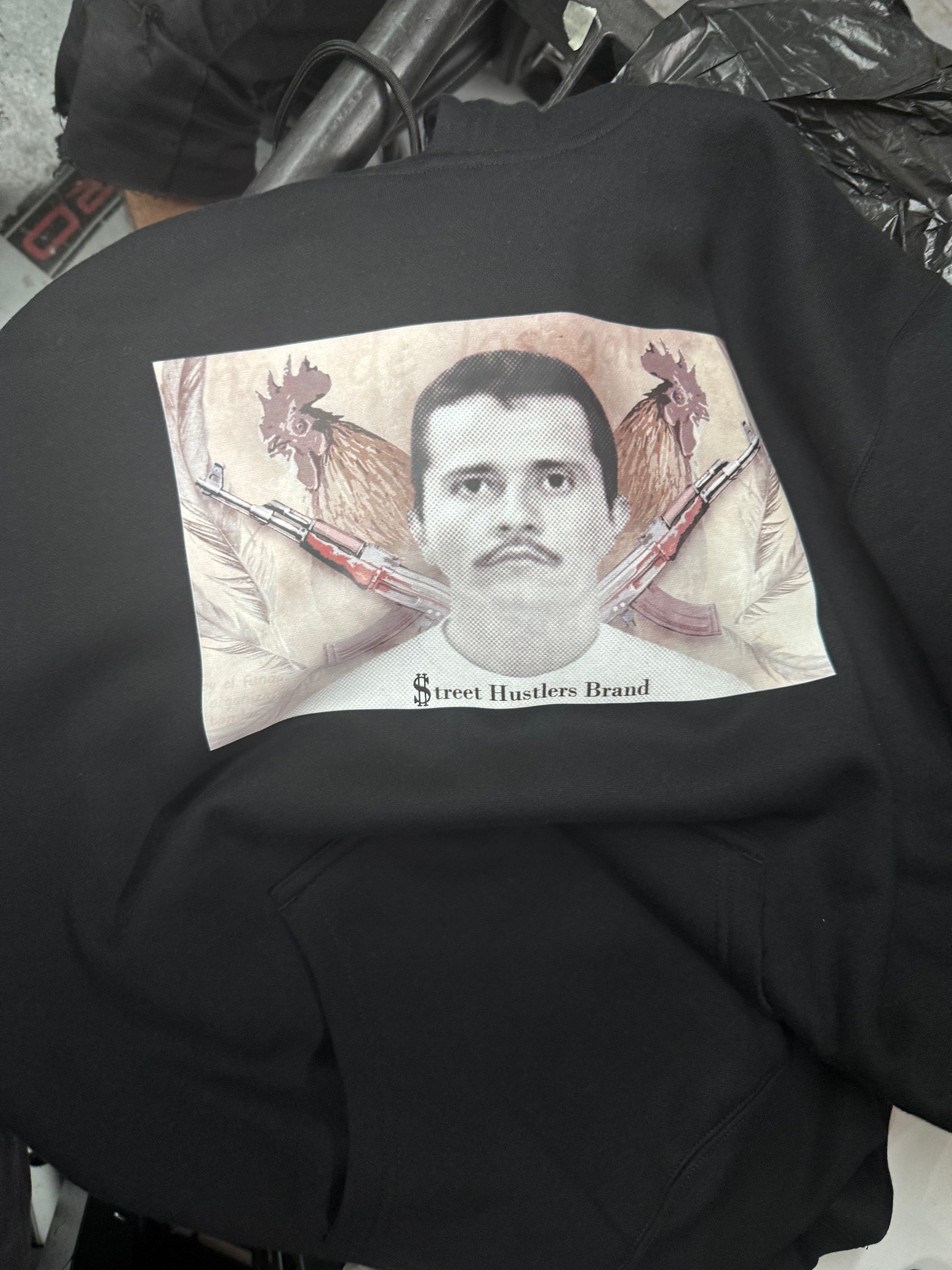 Mencho Money Back black sweater