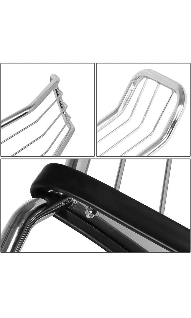 Stainless Steel Front Bumper Brush Grille Guard 11-14 Silverado 2500HD/3500HD GRILL-G-076-SS