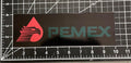 9x3.5 inches black green and red sticker adhesive vinyl