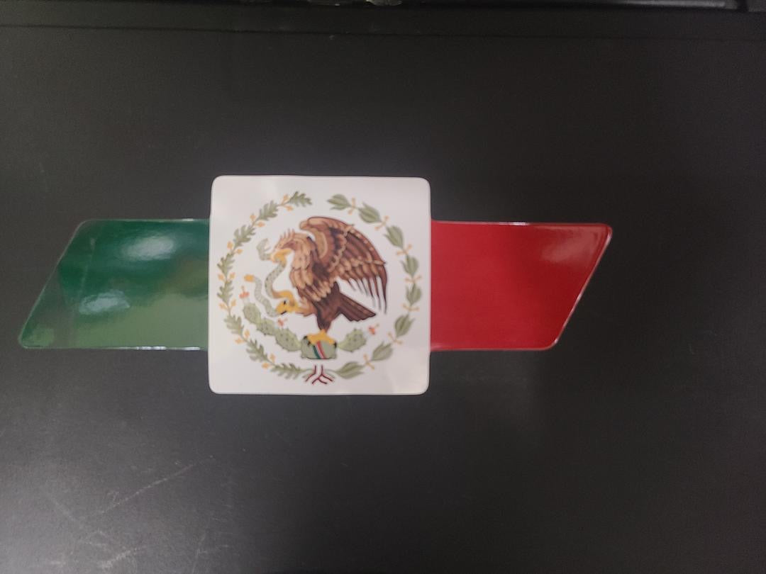 Mexico Flag sticker 8x4