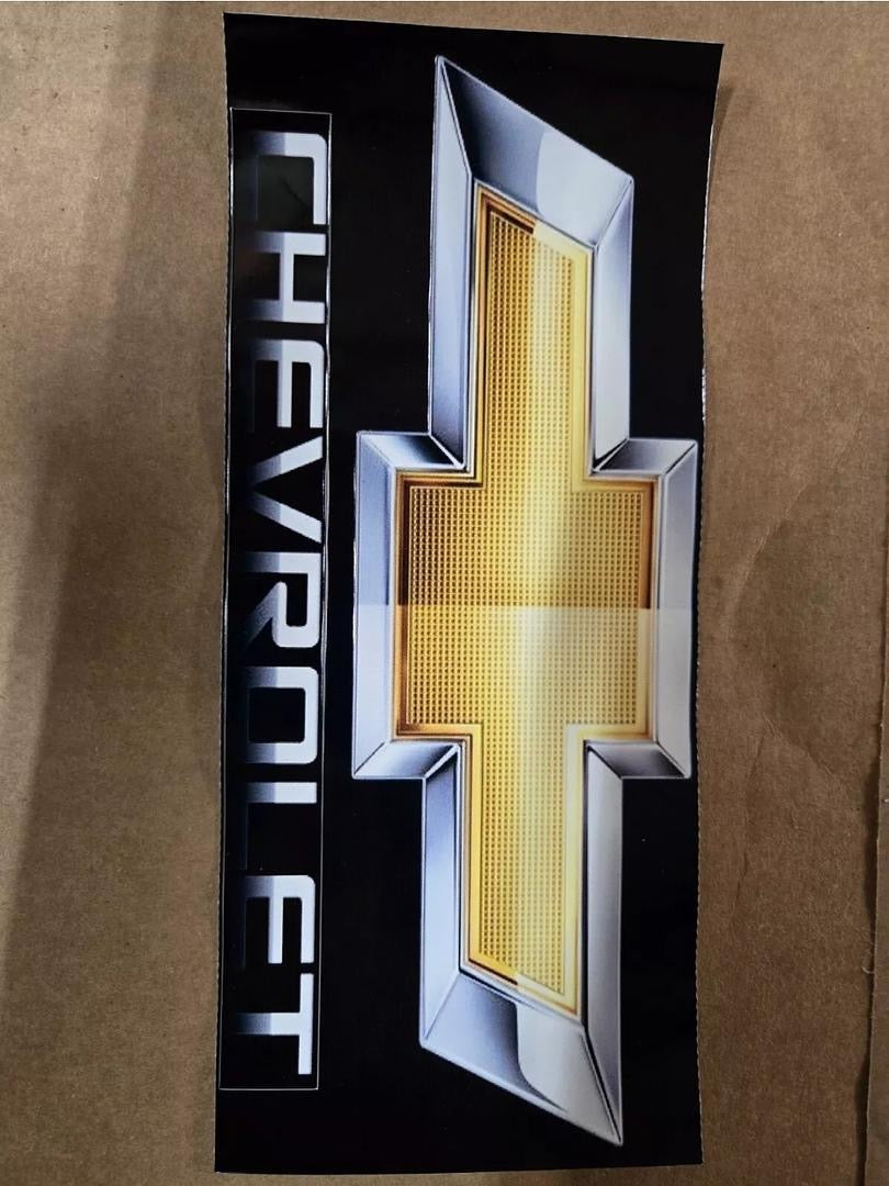 Chevrolet emble w wording 2 pcs