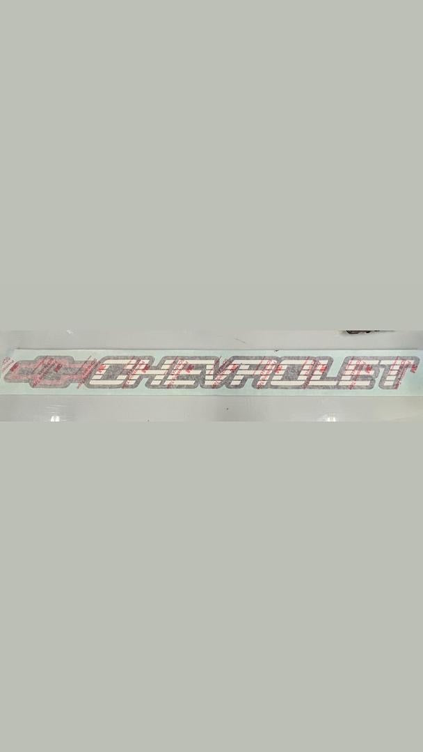 48x4 Chevrolet OBS C/K windshield sticker tailgate sticker red