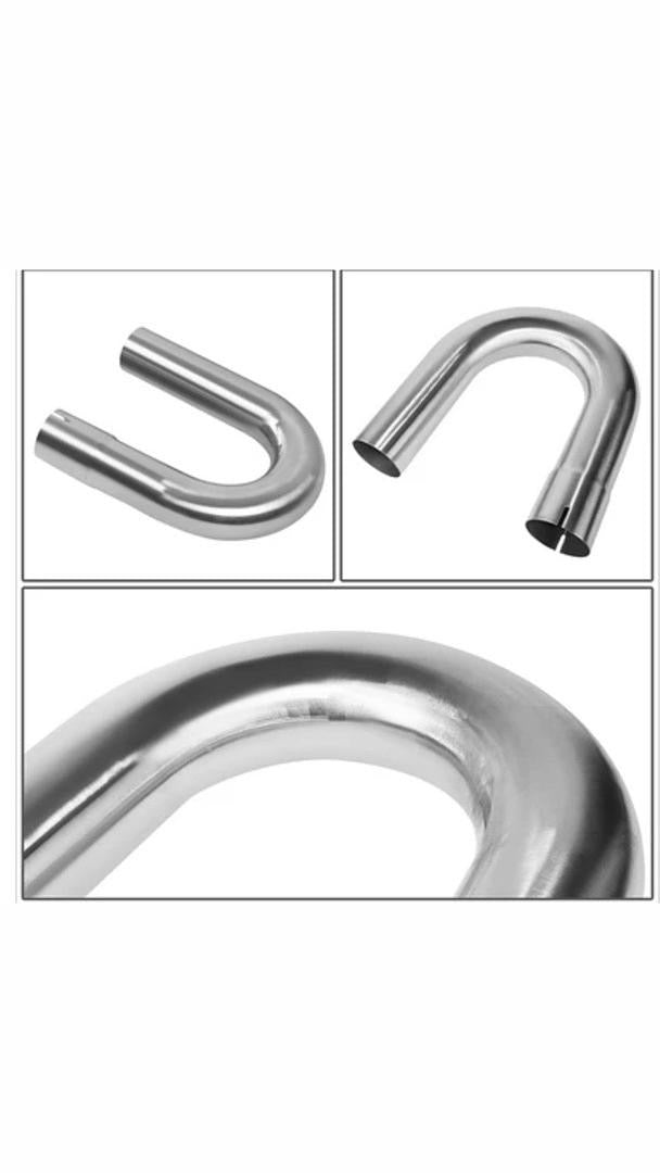 8-Pieces 2.5” OD Custom Mandrel-Bends Exhaust Pipe Kit ZTL-25SS-8P