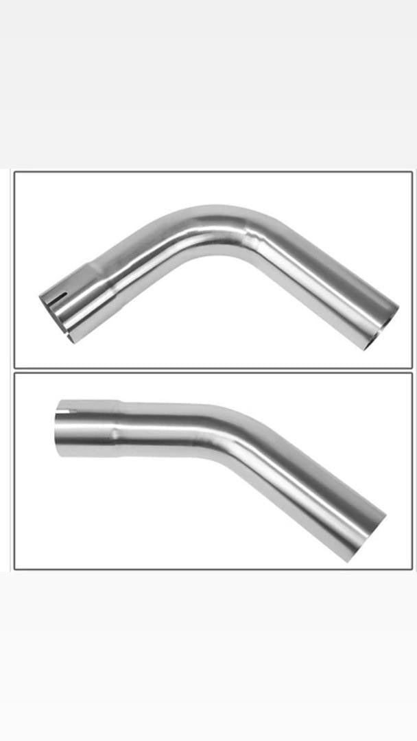 8-Pieces 2.5” OD Custom Mandrel-Bends Exhaust Pipe Kit ZTL-25SS-8P