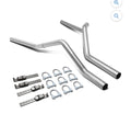 83-04 CHEVY S10/ 83-90 GMC S15 / 91-94 SONOMA REAR 2.25" OUTLET DUAL TAIL PIPE MUFFLER BACK EXHAUST SYSTEM