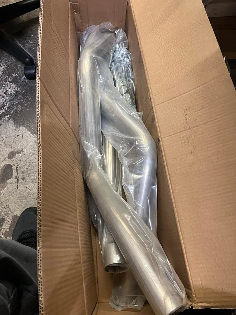 Rear 2.25" Outlet Dual Tail Pipe Muffler Back Exhaust System 1983 to 2004 Chevy S10 TAILP-S1083