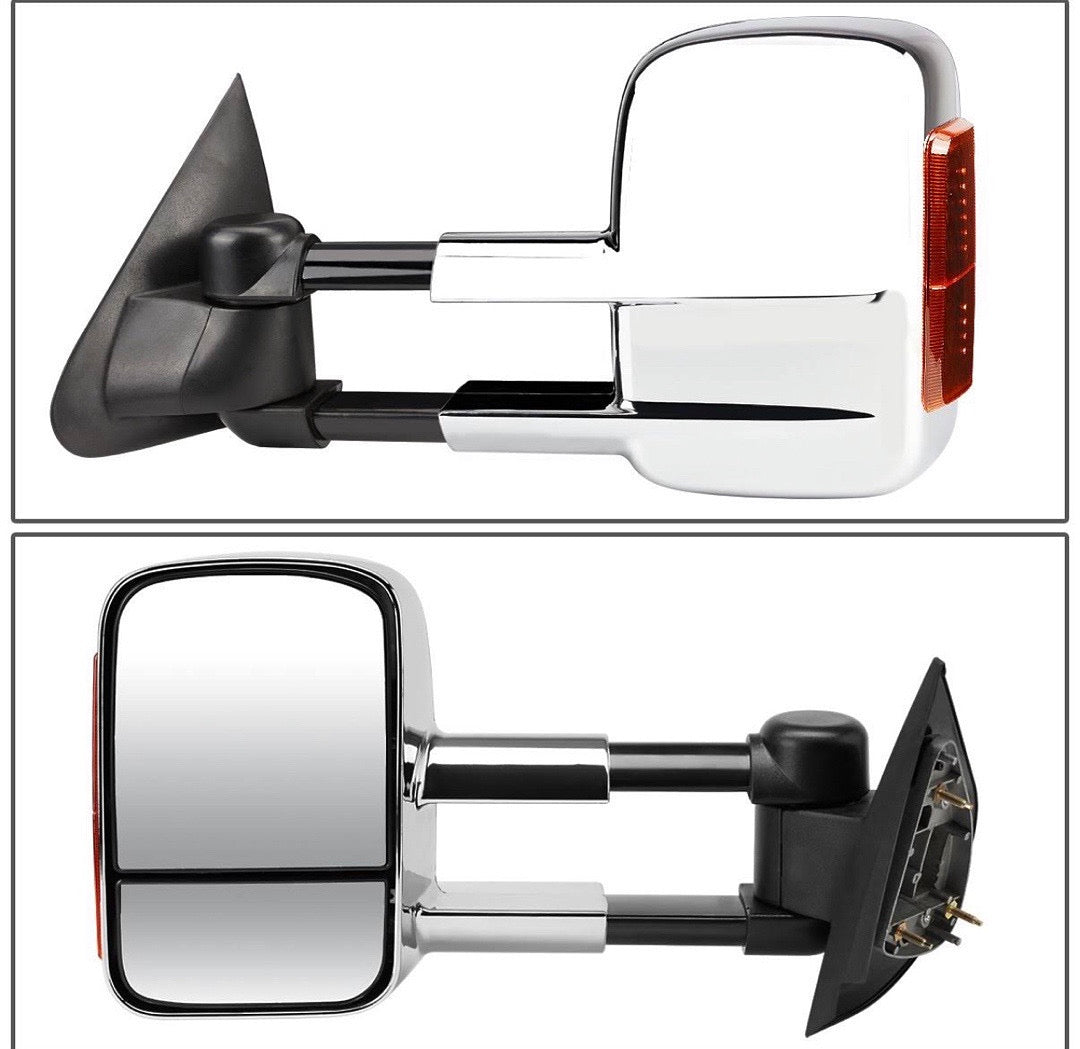 97-03 FORD F-150 STANDARD / EXTENDED CAB CHROME AMBER TOWING MIRROR