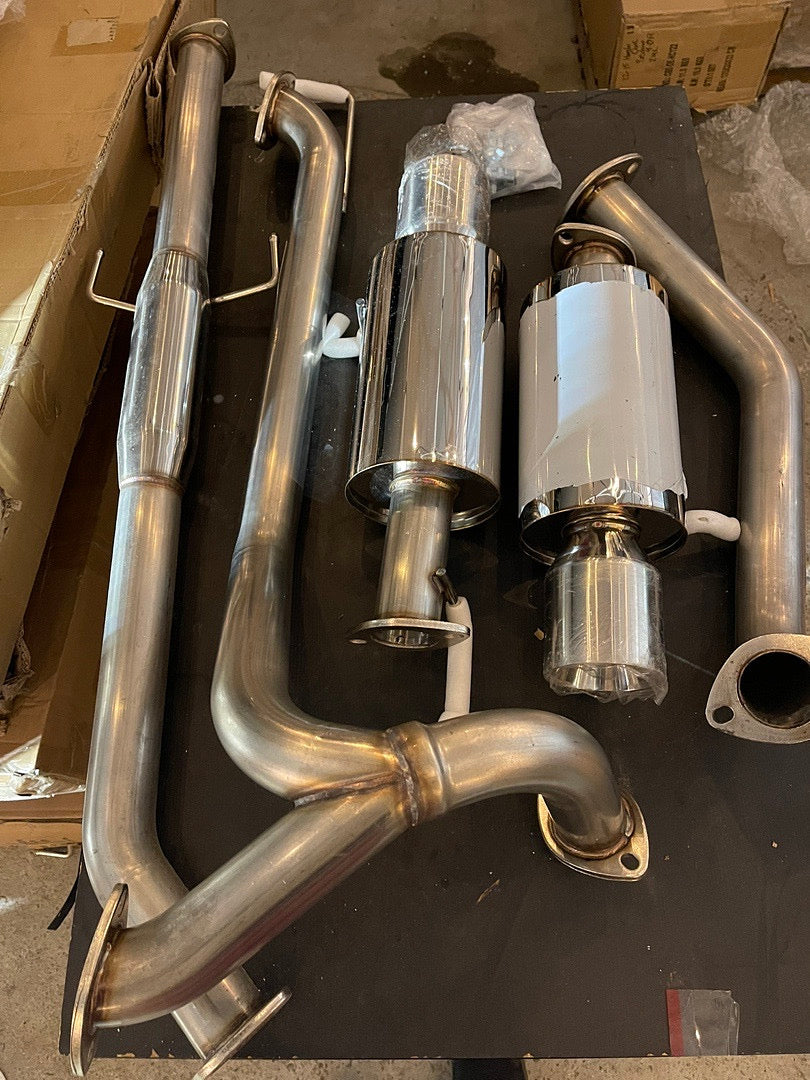 Catback Exhaust System for 07-08 Tiburon 2.7L V6 CBE-HT07V6-NRT