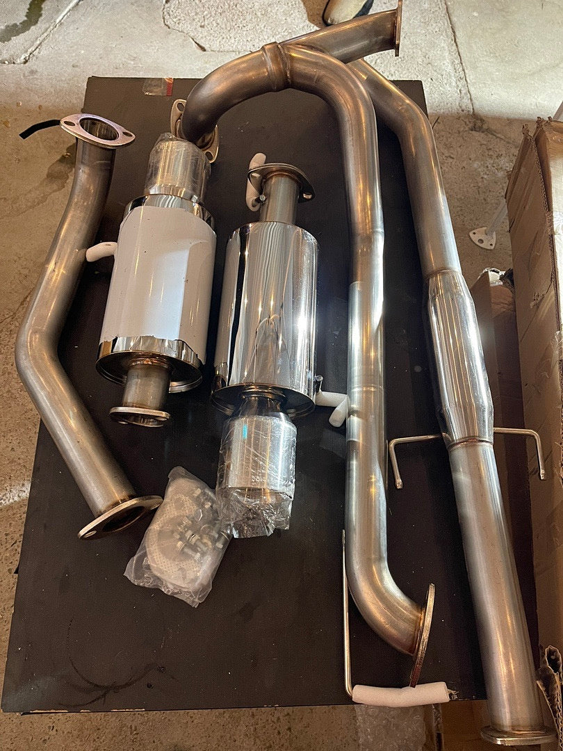 Catback Exhaust System for 07-08 Tiburon 2.7L V6 CBE-HT07V6-NRT