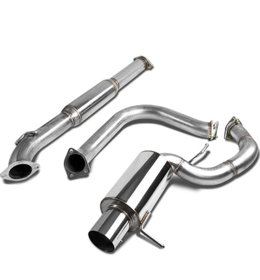 stainless steel catback exhaust system 00-05 Mitsubishi Eclipse v6 CBE-ME00V6