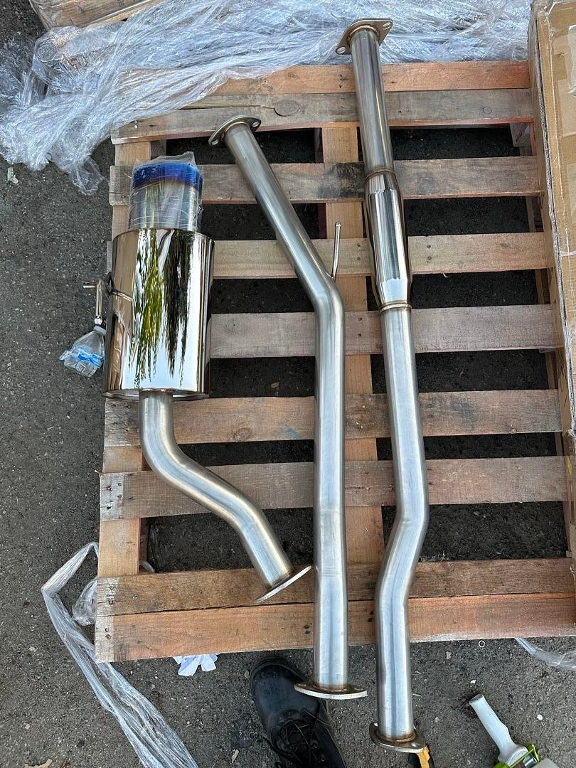 WRAPPED 02-06 NISSAN ALTIMA 4-CYLINDER STAINLESS STEEL CAT BACK EXHAUST SYSTEM