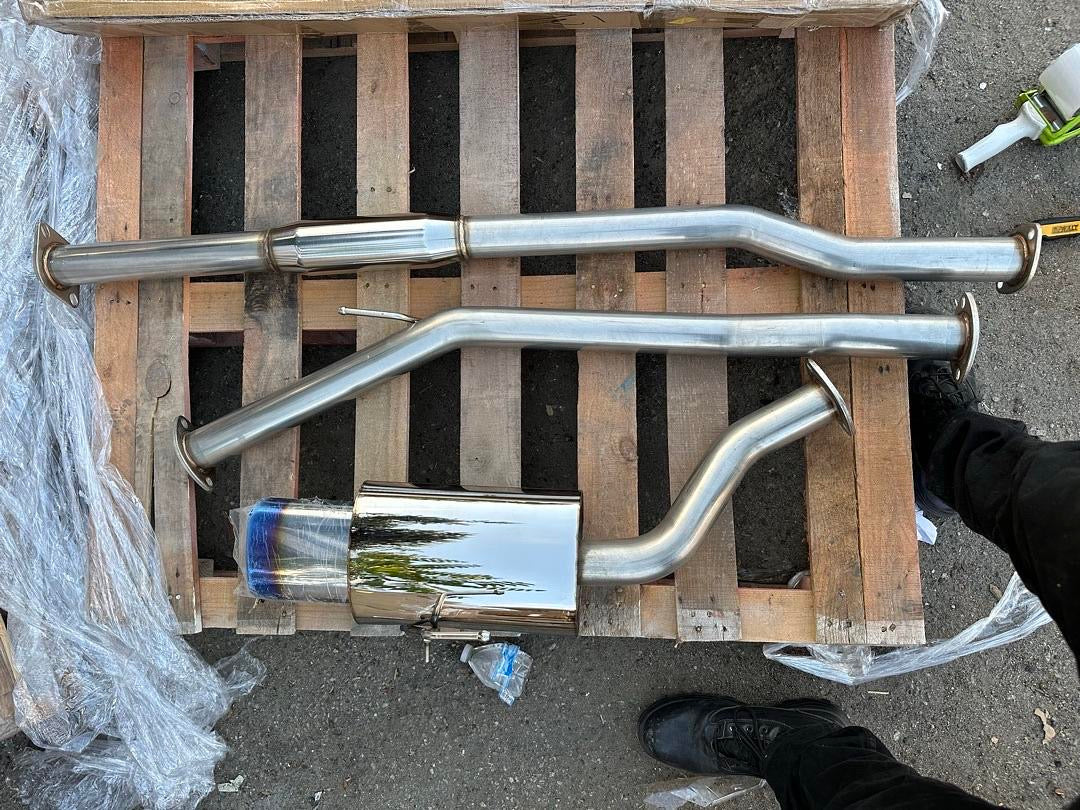 WRAPPED 02-06 NISSAN ALTIMA 4-CYLINDER STAINLESS STEEL CAT BACK EXHAUST SYSTEM