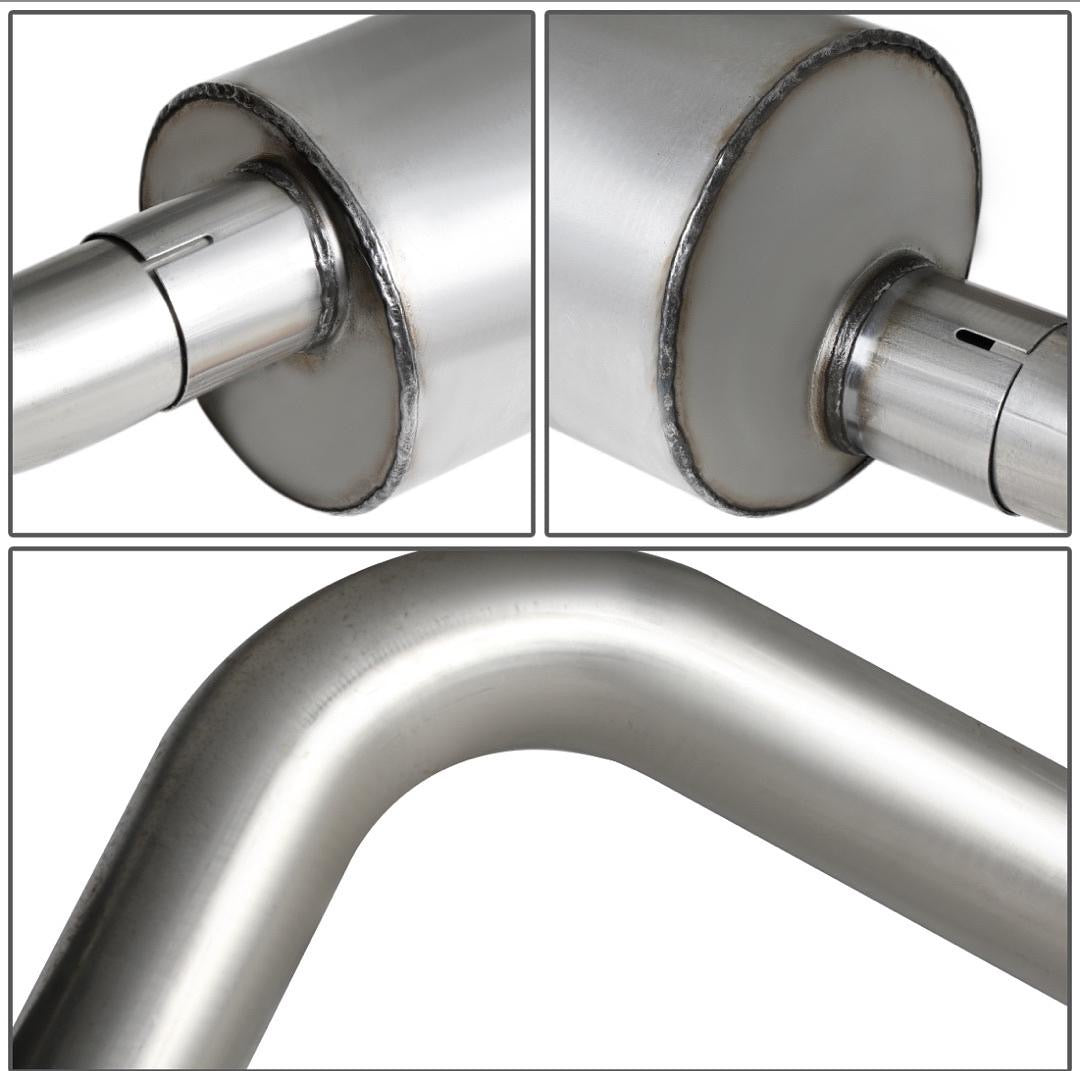 10-14 FORD F-150 6.2L EXTENDED CAB 3-INCH STRAIGHT THROUGH MUFFLER CATBACK EXHAUST SYSTEM