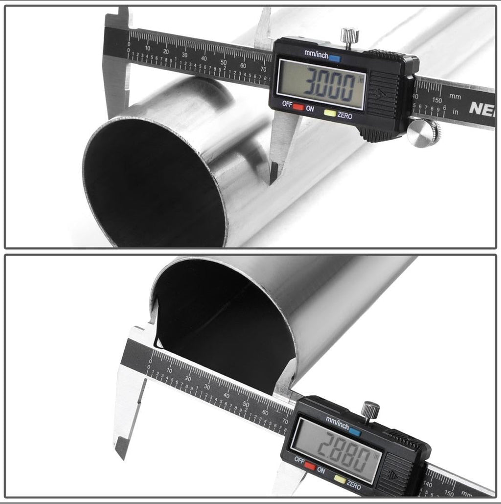 10-14 FORD F-150 6.2L EXTENDED CAB 3-INCH STRAIGHT THROUGH MUFFLER CATBACK EXHAUST SYSTEM
