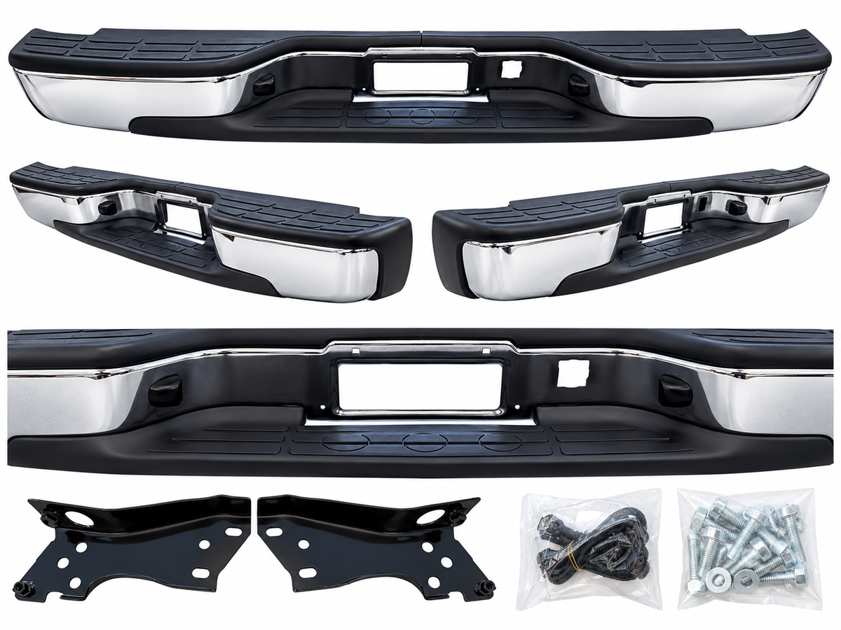 ZTL-Y-0043 99-06 Chevy Silverado/ Gmc Sierra chrome rear Bumper
