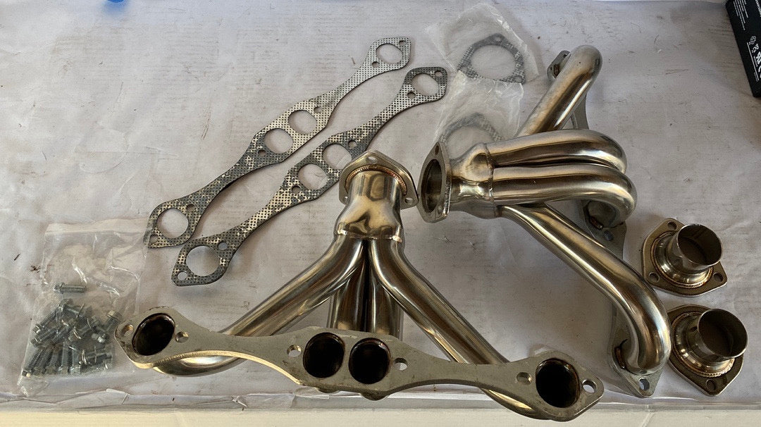 66-96 CHEVY SMALL BLOCK HUGGER HEADERS 283 305 327 350 400 V8 ENGINES