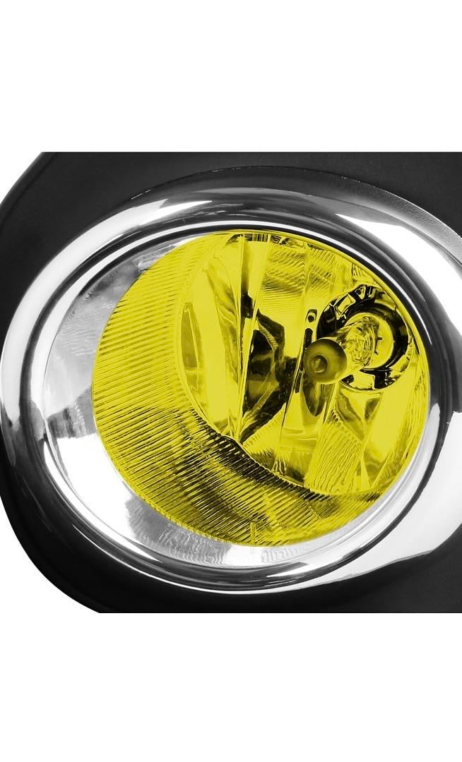 FOG LIGHT WITH SWITCH DRIVER & PASSENGER SIDE ENHANCE VISIBILITY [COMPATIBLE WITH 15-16 YARIS 2/4 DR HATCHBACK]