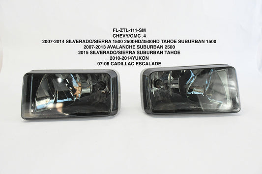 FRONT BUMPER FOG LIGHTS [COMPATIBLE WITH 07-08 ESCALADE / 07-13 AVALANCHE / 07-15 SILVERADO]