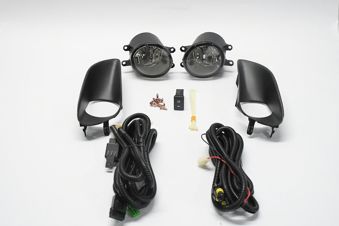 smoked fog light luz antiniebla ahumado con interruptor 06-11 toyota yaris FL- TYARD064D-SM