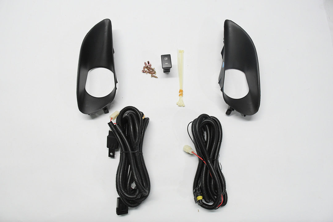 smoked fog light luz antiniebla ahumado con interruptor 06-11 toyota yaris FL- TYARD064D-SM