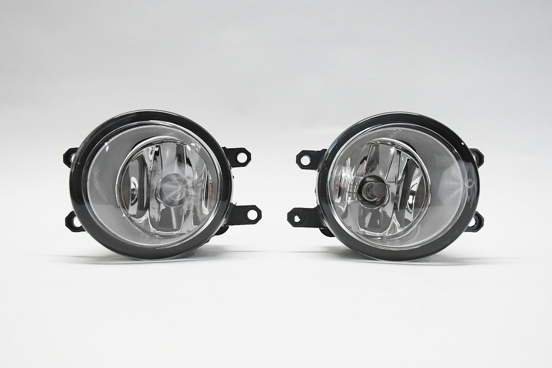 Chrome Fog Light With Switch Driver & Passenger Side Enhanced visibility 06-11 Yaris 4-Door Sedan luz antiniebla con interruptor FL-TYAR064D-CH