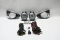 12-14 TOYOTA YARIS HATCHBACK CHROME FOG LIGHTS WITH SWITCH SIDE ENHANCED VISIBILITY LUZ ANTINIEBLA CON INTERRUPTOR CROMADO