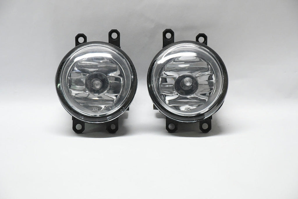 12-14 TOYOTA YARIS HATCHBACK CHROME FOG LIGHTS WITH SWITCH SIDE ENHANCED VISIBILITY LUZ ANTINIEBLA CON INTERRUPTOR CROMADO